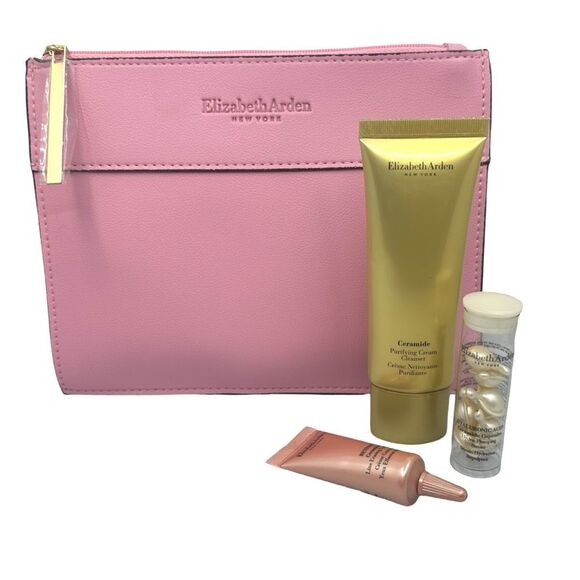 Elizabeth Arden Ceramide Gift Set 4 Products Retinol Serum Eye Cream Cleanser - Picture 1 of 5